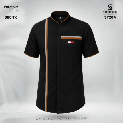 Premium Half Sleeve Shirt Black