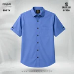 Half Sleeve Shirt Sky Blue